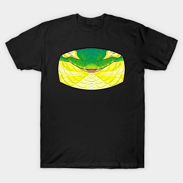 Abronia Lizard Mask T-Shirt by TwilightSaint